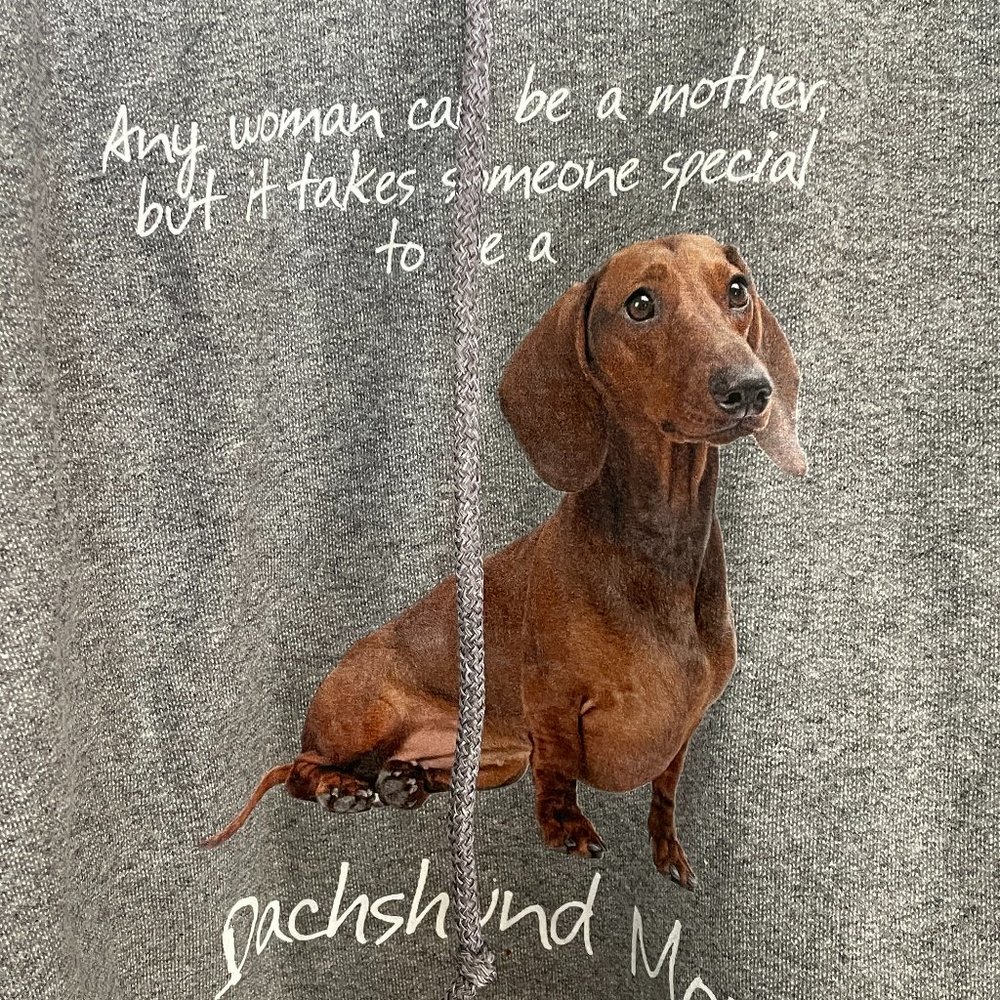 Women's 2XL Dachshund Mom Hoodie Sweatshirt